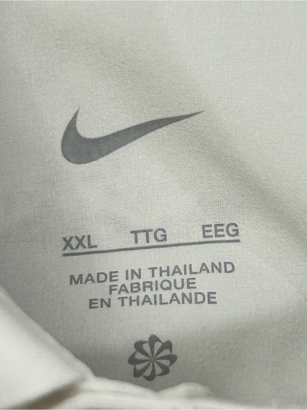 Nike Dri Fit White Duke Blue Devils Team Issue Polo Shirt XXL Performance Casual - Picture 7 of 9
